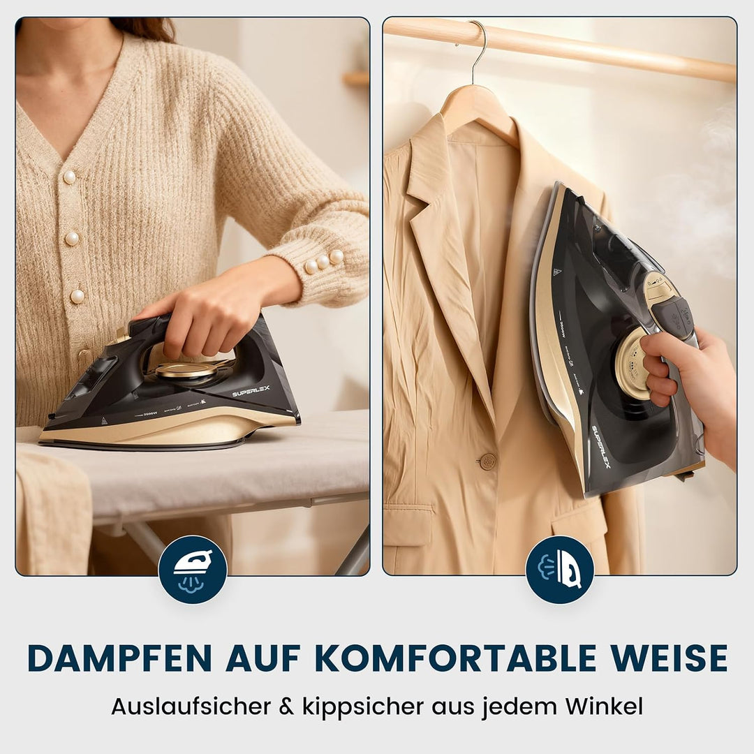Kabelloses Bügeleisen Dampfbügeleisen Kabellos 2 In 1 2600W