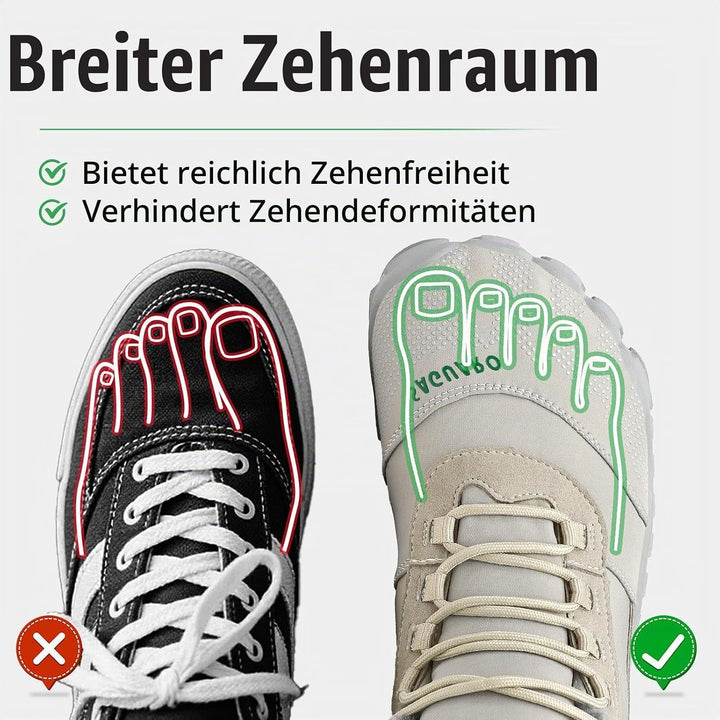 SAGUARO Barfussschuhe Gefüttert Herren Winterschuhe Damen Warm Winterstiefel 37 EU Weiss, 37 EU Weis