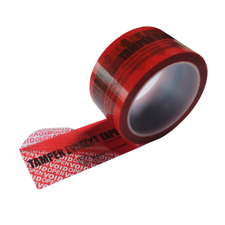 1 Rolle 2 Zoll x 55 Yards Rot Total-Transfer Sicherheitsklebeband