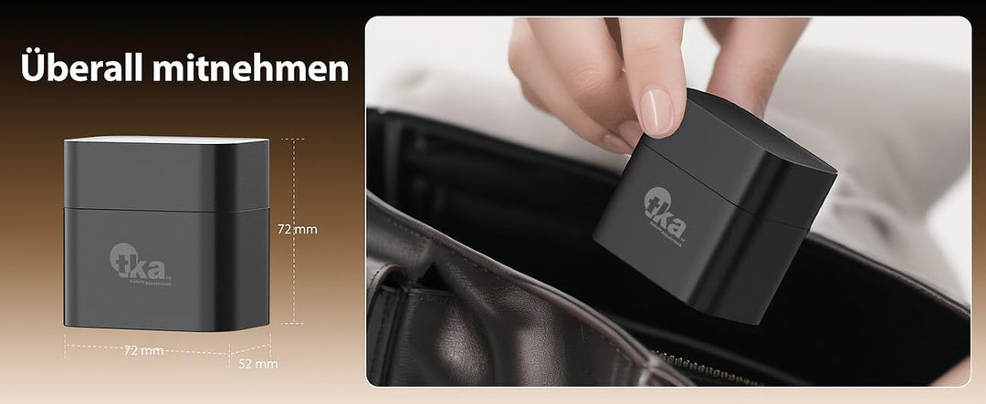 tka Köbele Akkutechnik AA Akku mit Ladegerät: 32er-Set Li-Ion-Akkus Typ AA, 4 USB-C-Ladeboxen, 3600