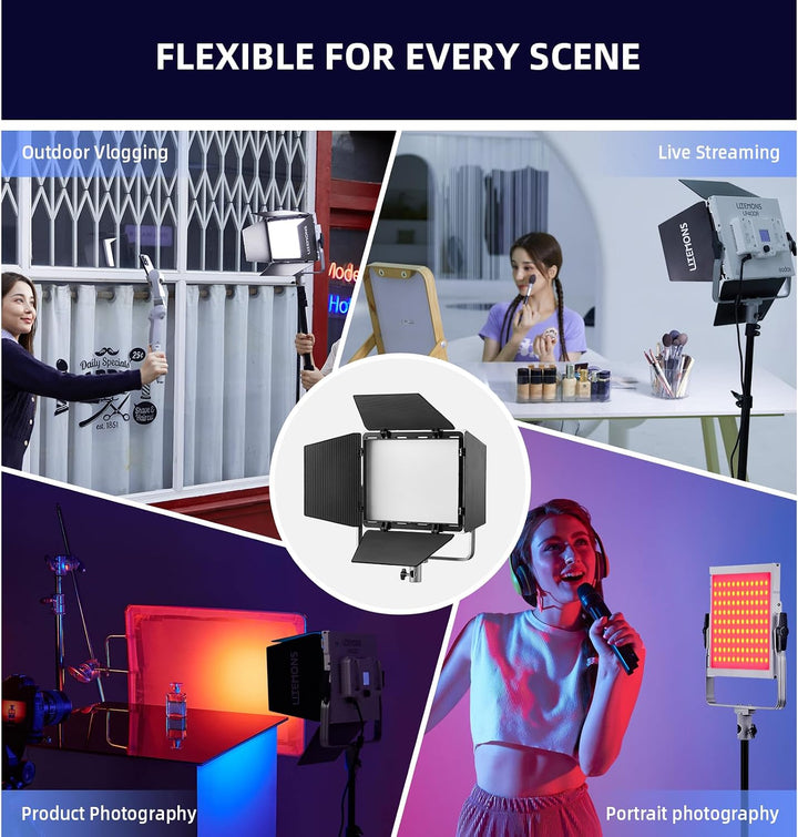 Godox Litemons LP400R LP400 RGB LED Panel LED Video Light mit App Control, LP400R