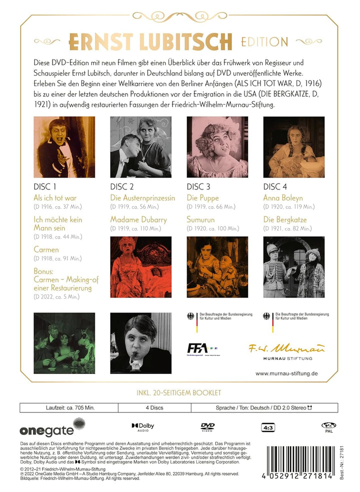 Ernst Lubitsch Edition [4 DVDs], DVD