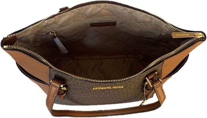Michael Kors Damen Charlotte Tragetasche Braun, Braun