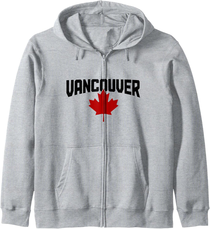 Vancouver BC Maple Leaf Kanadische Flagge Pride Kapuzenjacke