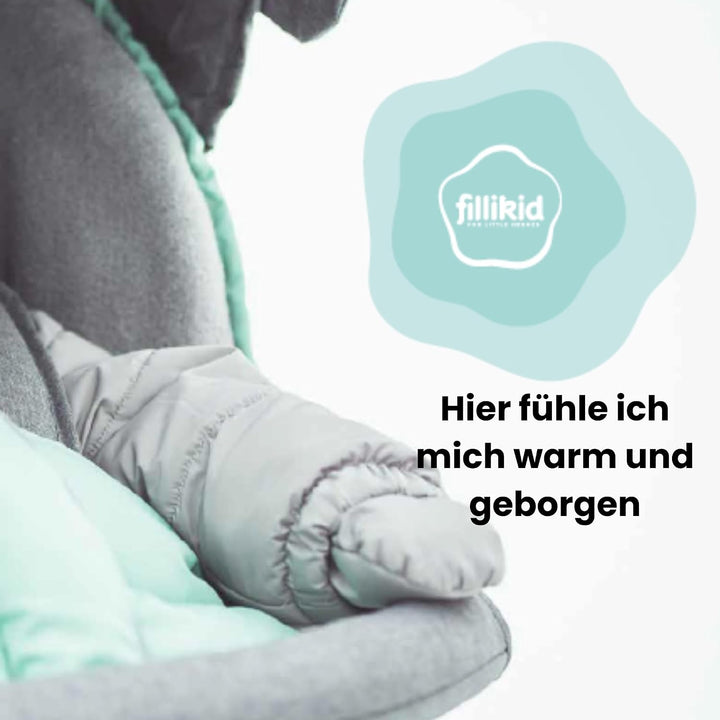 Fillikid Winterfusssack Bernia Lammfell Exklusiv Kinderwagen, Buggy | Winterfusssack wind- &amp; wassera