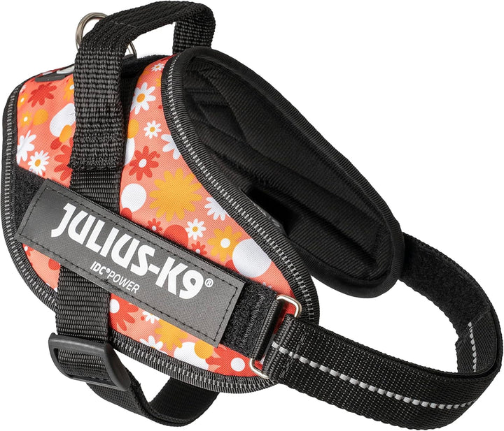 Julius-K9, IDC Powergeschirr, Grösse: S/Mini, Pink mit kleinen Blumen