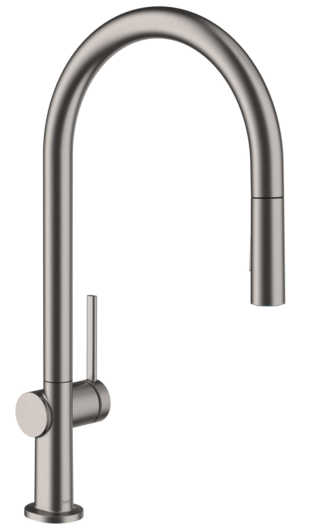 hansgrohe Talis M54 Küchenarmatur mit Brause ausziehbar, EcoSmart Brushed Black Chrome, Brushed Blac