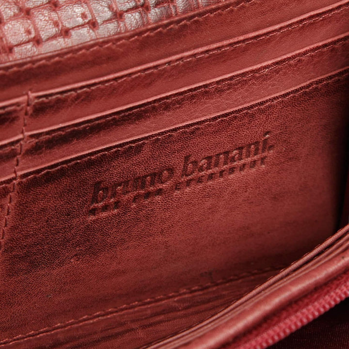 Bruno Banani Geldbörse Echt Leder rot Damen - 020470