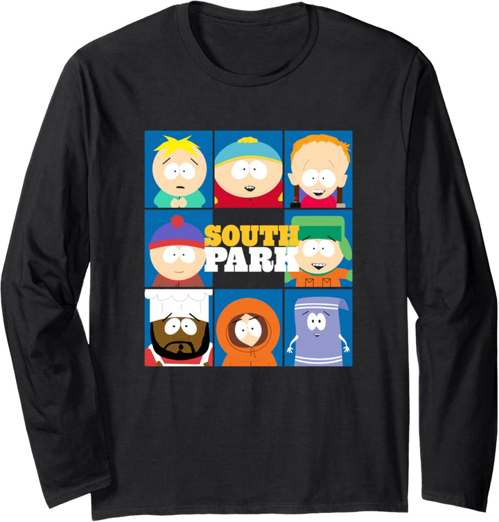 South Park Gang Behind Logo Langarmshirt