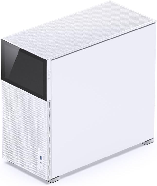 JONSBO D41 MESH Screen ATX Gehäuse, gehärtetes Glas, weiss