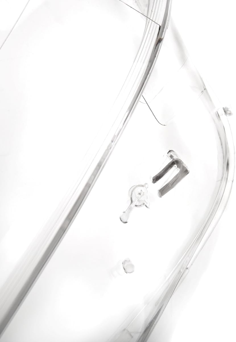 LST 2x Scheinwerferglas Streuscheibe Frontlicht Abdeckung Halogen Xenon links rechts Set kompatibel