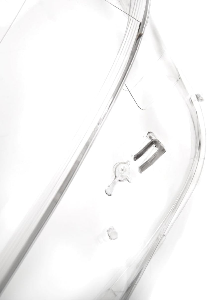 LST 2x Scheinwerferglas Streuscheibe Frontlicht Abdeckung Halogen Xenon links rechts Set kompatibel