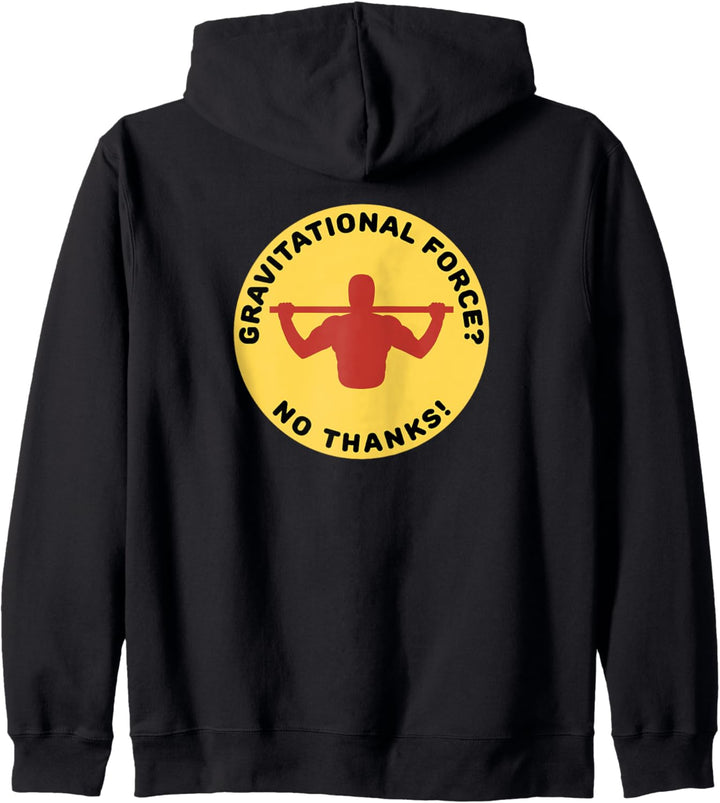 Gravitational Force? No Thanks! Calisthenics Pull-up Design Kapuzenjacke