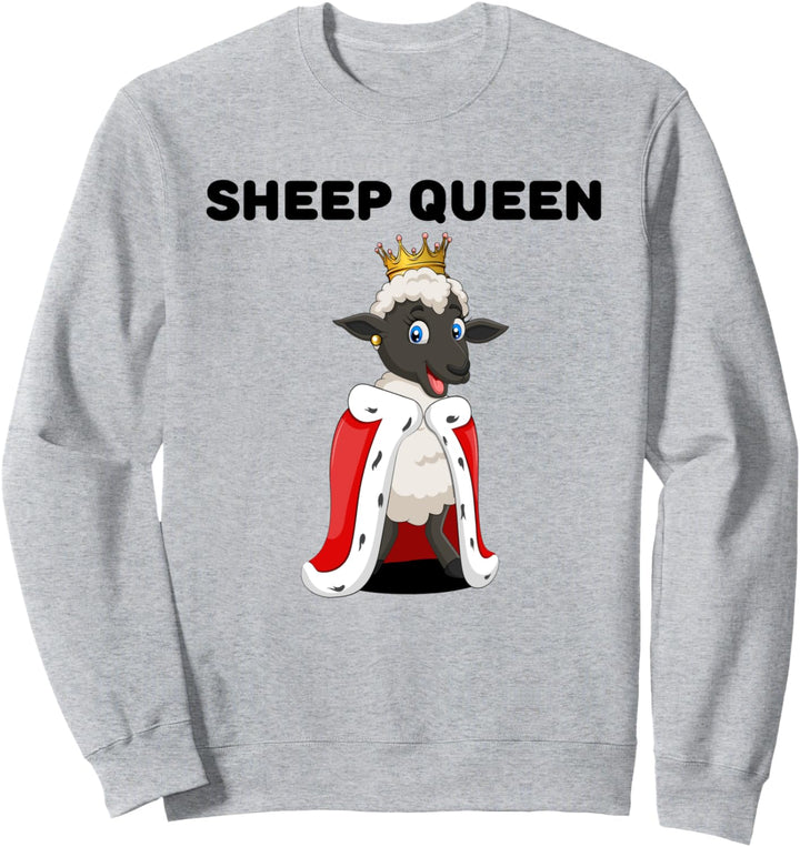 Sheep Queen | Mädchen Schaf T-Shirt | Damen Schaf Sweatshirt