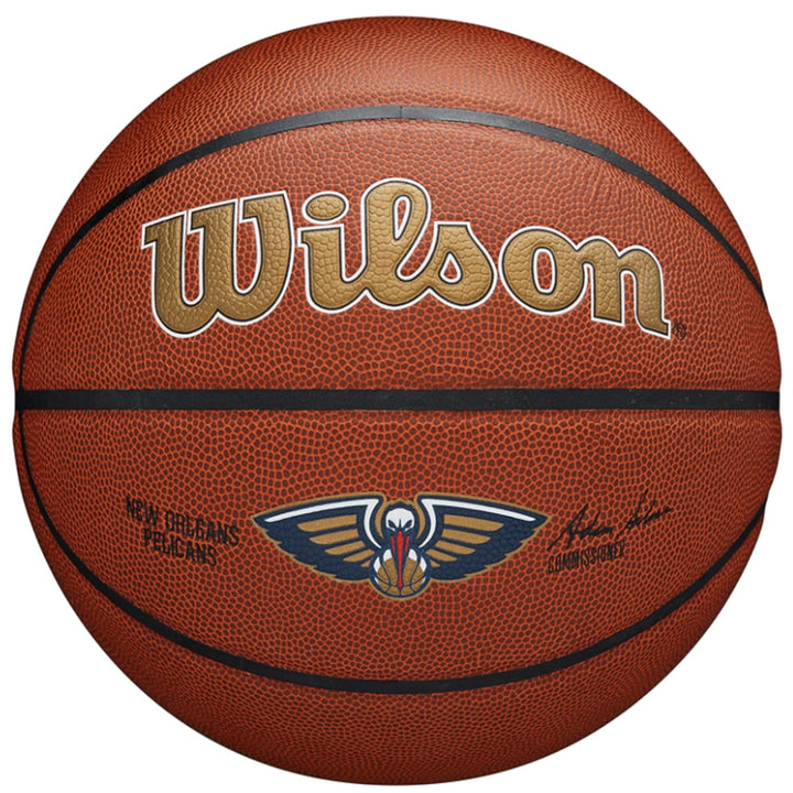 Wilson Unisex-Adult NBA Team Composite Basketball 7 New Orleans Pelicans, 7 New Orleans Pelicans