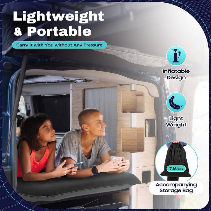 SUV Luftmatratze Auto-Luftmatratze Matratze Doppelseitige Bewegliche Aufblasbare SUV-Matratze mit Lu