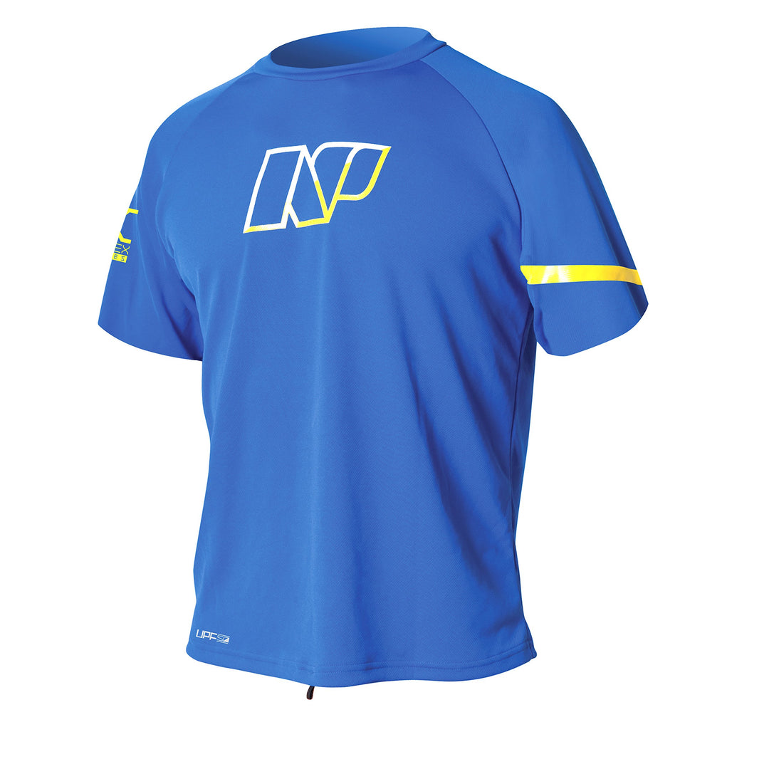 NP Surf Loose Fit Short Sleeve Water T-Shirt with Ultra Sun Protection S Blau, S Blau