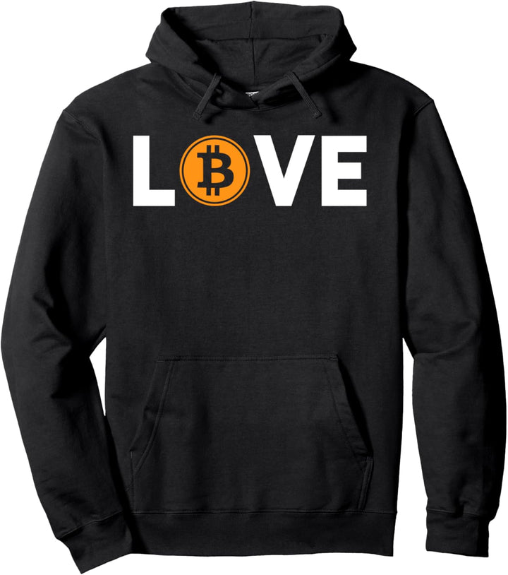 LOVE - Bitcoin Blockchain Pullover Hoodie