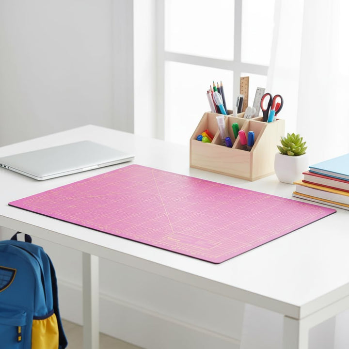 Victor Schneidematte Violett Pink 45x60cm 3-lagig A2 selbstheilend Violett Pink 60L x 45B cm, Violet