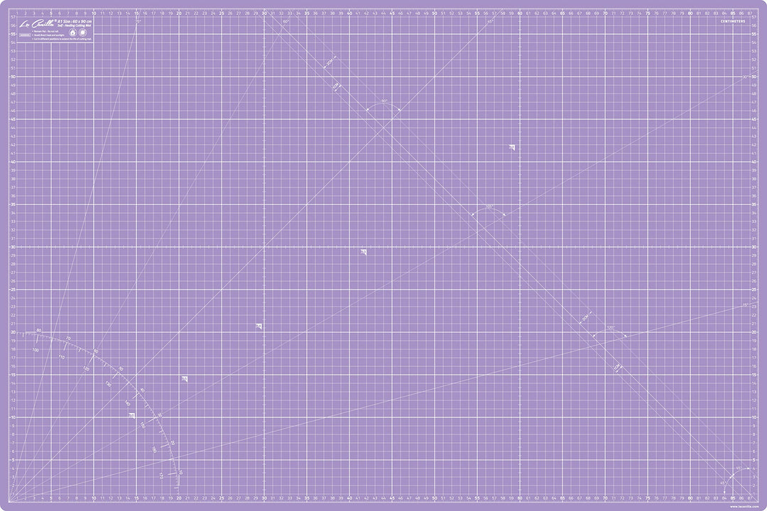 La Canilla Schneidematte A1 Selbstheilend (60x90 cm - 36x24") Cutting Mat Schneideunterlage für Bast