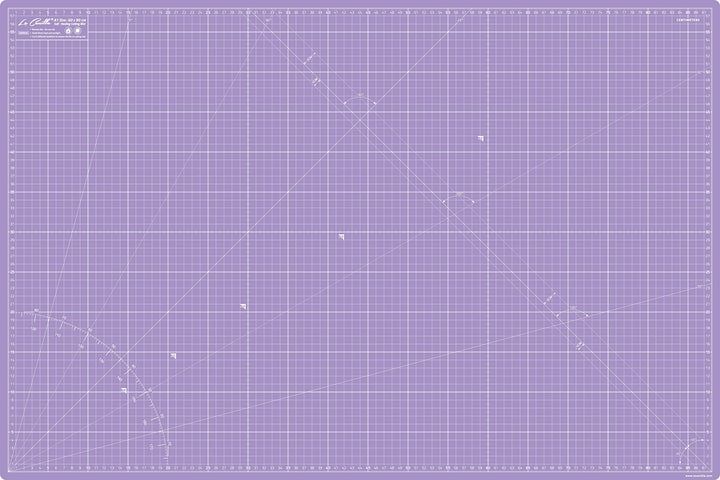 La Canilla Schneidematte A1 Selbstheilend (60x90 cm - 36x24") Cutting Mat Schneideunterlage für Bast