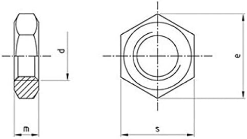 Sechskantmuttern ISO 4035 A2-035 M 10 (VPE 200 Stk)