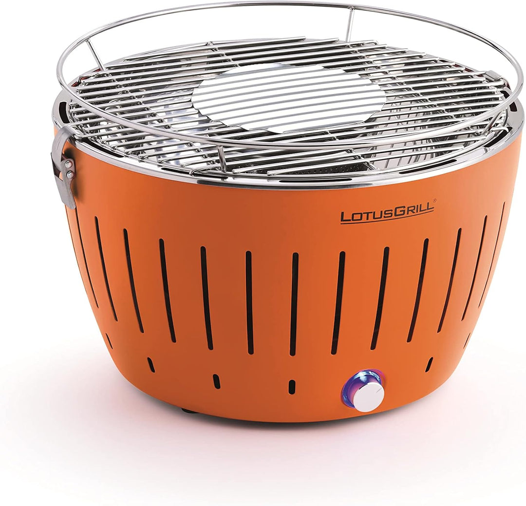 LotusGrill Standard Mandarinenorange G-OR-34P (Durchmesser 32cm) mit USB Anschluss Standard (Ø 32 cm