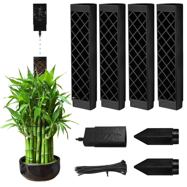 4 Pcs Moosstäbe für Monstera, Erweiterbare Pflanzenstütze, Moss Pole