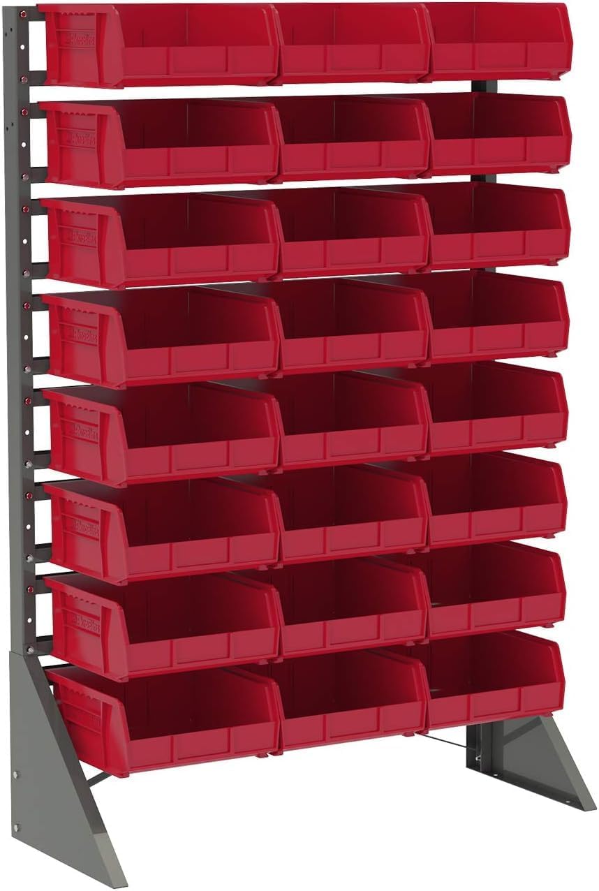Akro-Mils 30235 AkroBins Plastic Storage Bins, Space-Saving Stackable Bins for Garage, Pantry, Craft