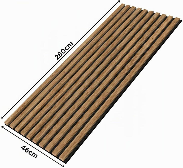 Akustikpaneele 1,228m² - 275cm x 46cm x 1.8cm - | Akustikpaneel | Lamellenverkleidung | Wandverkleid