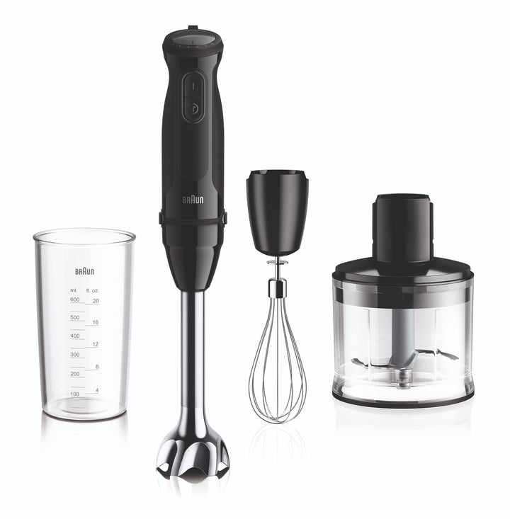 Braun MultiQuick 5 - Stabmixer 21 Geschwindigkeitsstufen, 1000W, Schwarz