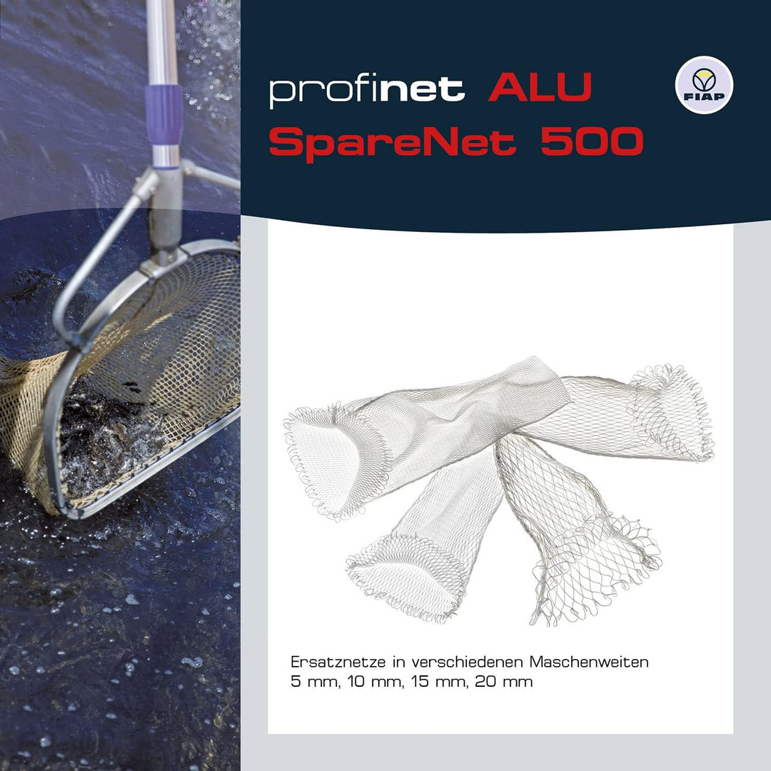 FIAP profinet ALU 500 MW: 5 mm - Maschenweite 5 mm - Profi - Fischkescher - Material Aluminium - Kes