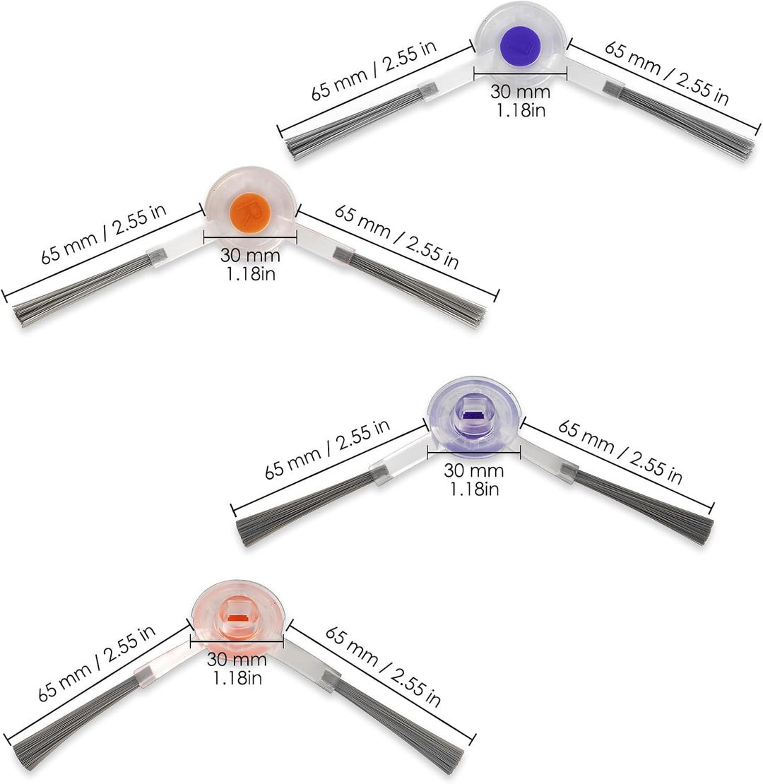(10 Stück) Ersatz-Seitenbürste kompatibel mit Narwal Freo/Freo X Ultra/Freo X Plus/Freo Z Ultra Saug
