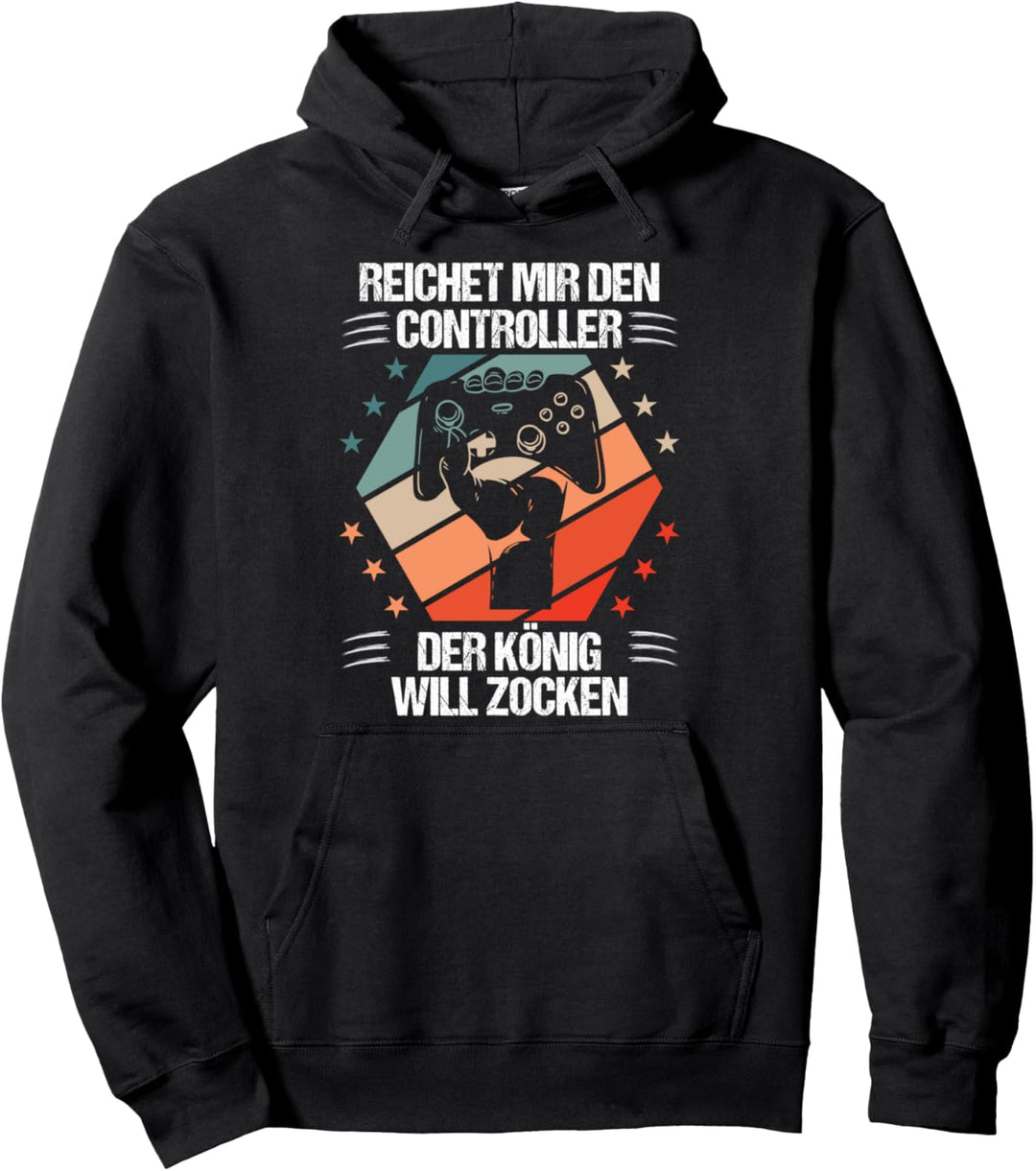 Lustiges Gaming Gamer Controller Zocken Konsole PC Pullover Hoodie