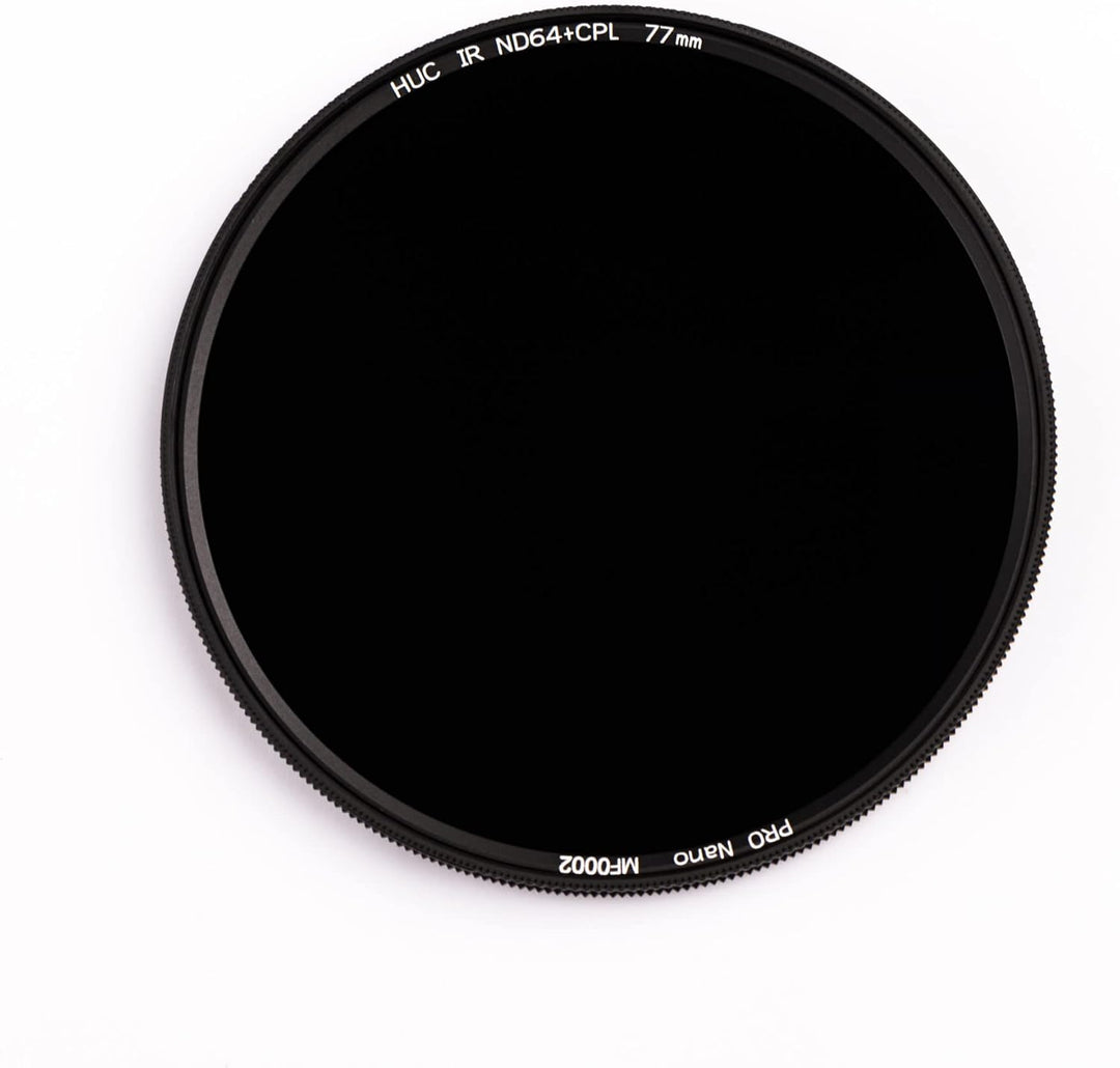 NiSi 62 mm, rund, ND64 + CPL