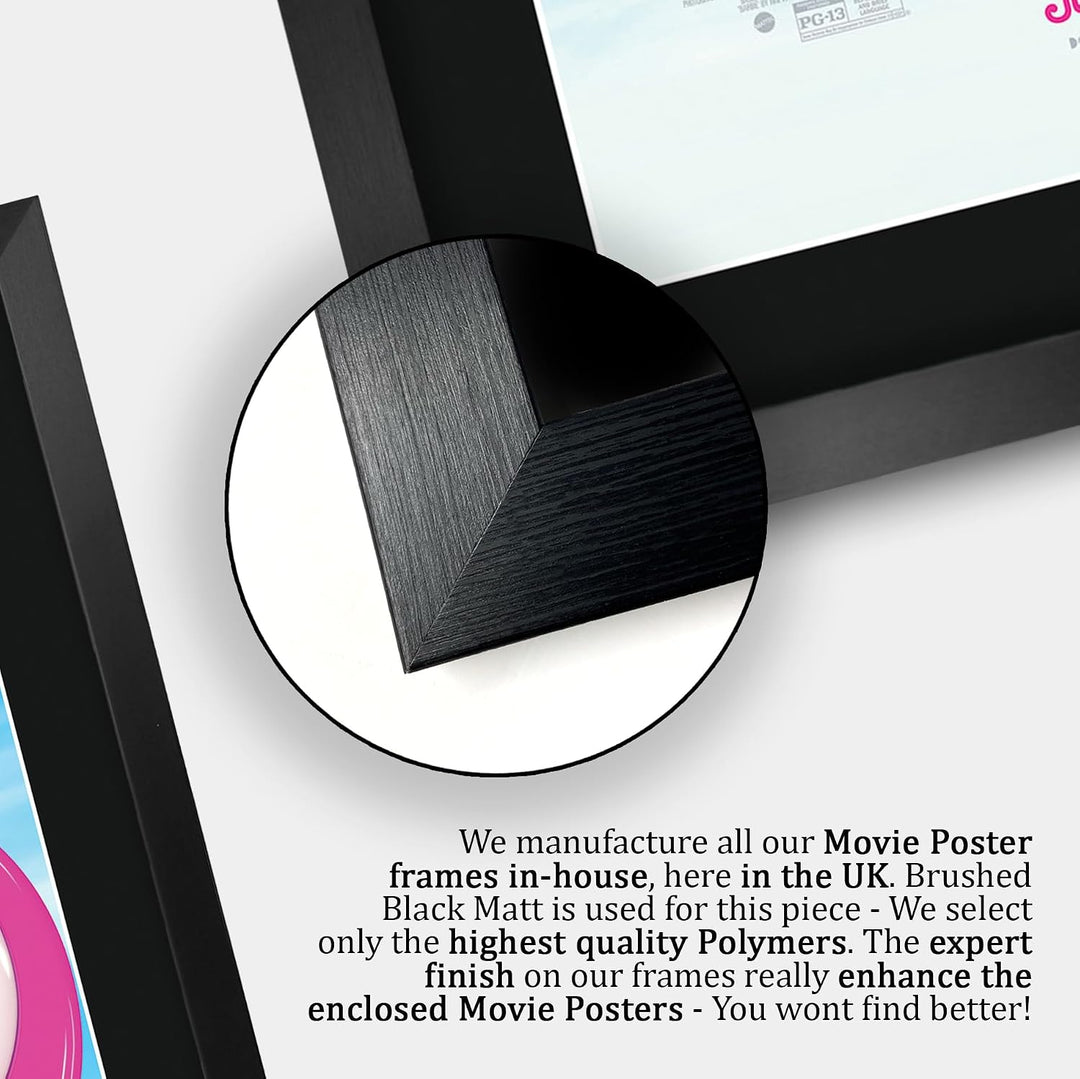 HWC Trading FR A3 The Barbie Movie Margot Robbie, Ryan Gosling Geschenke Geduckter Poster Signiertes