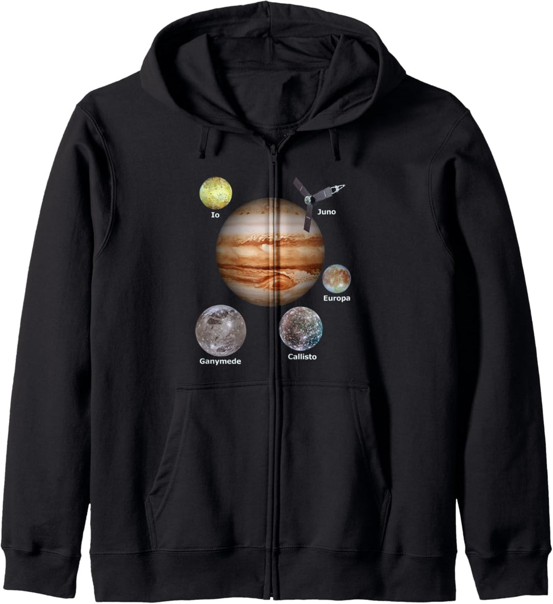 Juno Raumsonde Mission zum Jupiter Kapuzenjacke