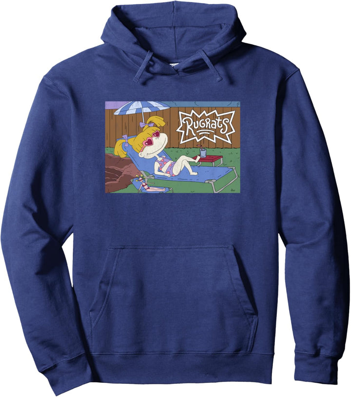 Rugrats Angelica Relaxing Logo Pullover Hoodie
