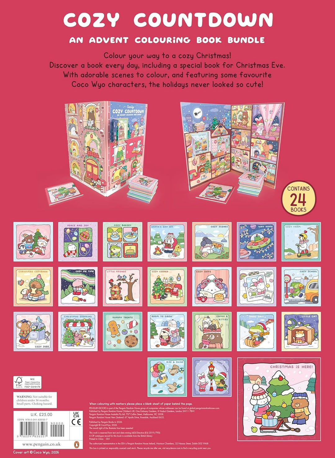 Coco Wyo: Cozy Countdown - An Advent Colouring Book Bundle, Taschenbuch