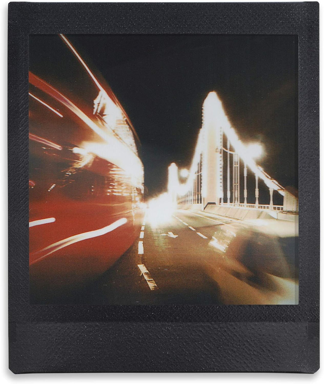 instax SQUARE SQ1 Sofortbildkamera, Chalk Weiss &amp; SQUARE Film, Black Frame (1x 10 Aufnahmen) Chalk W