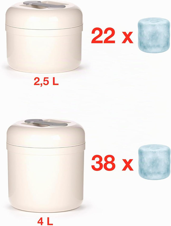 Valira 6213/1 Eiskübel 4 Liter weiss, Kunststoff