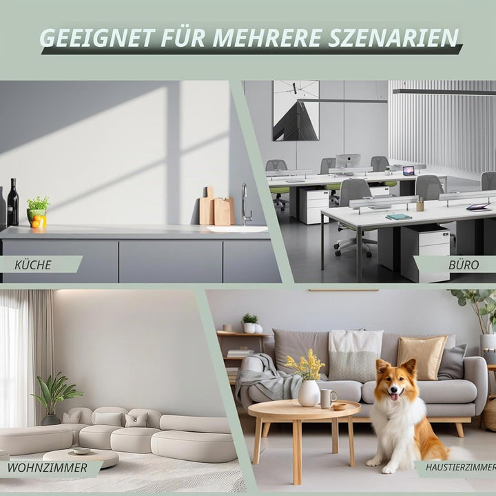 Abluftventilator 100 mm (4 Zoll) – bidirektionaler EC-Motor (10 W), 70-Sek.-Auto-Zyklus, Fernbedienu