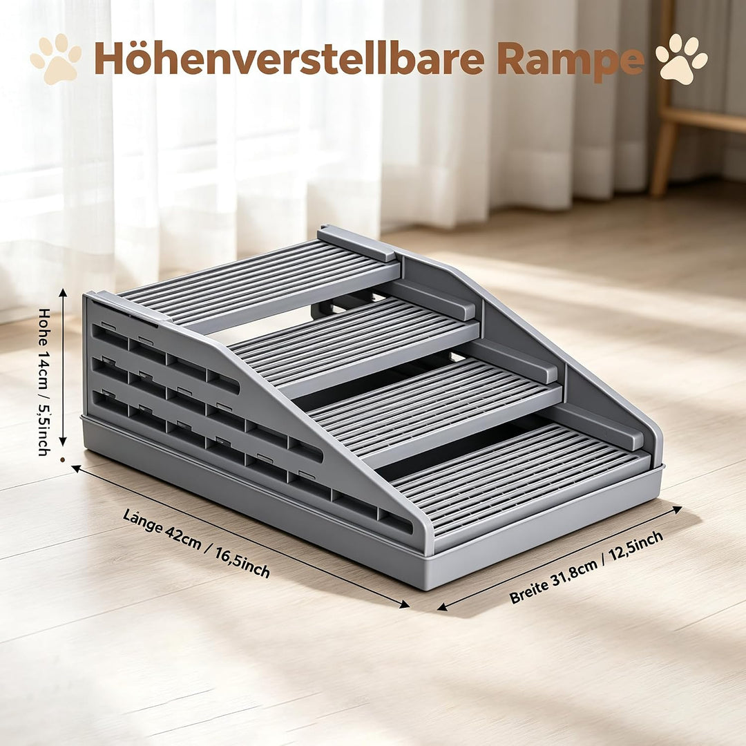 Katzentreppe, rutschfeste Katzentreppe für Katzentoiletten