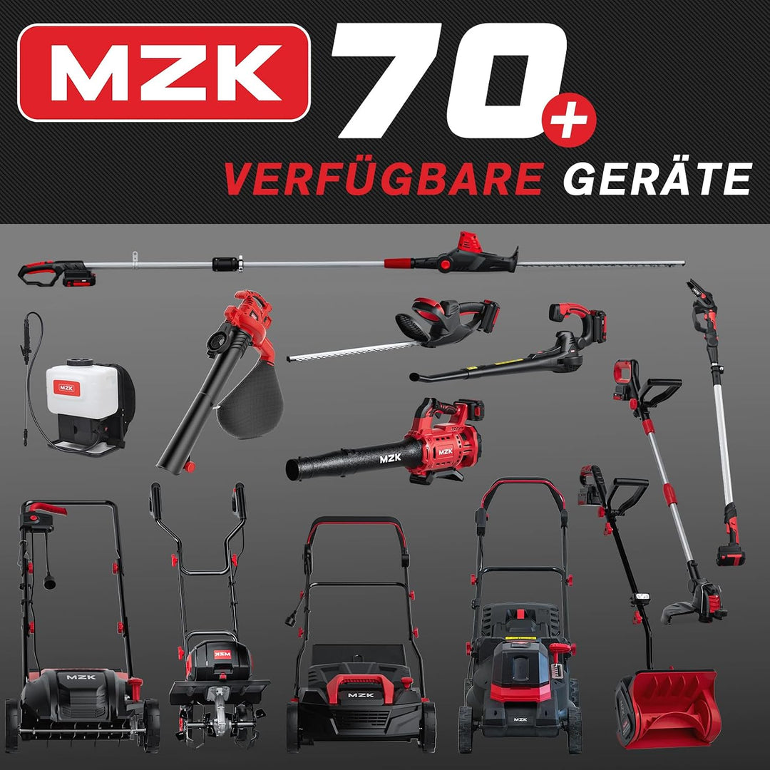 MZK 20V Akku-Rasentrimmer 30 cm, Kantenschneider, 2 Akkus 30cm, 30cm