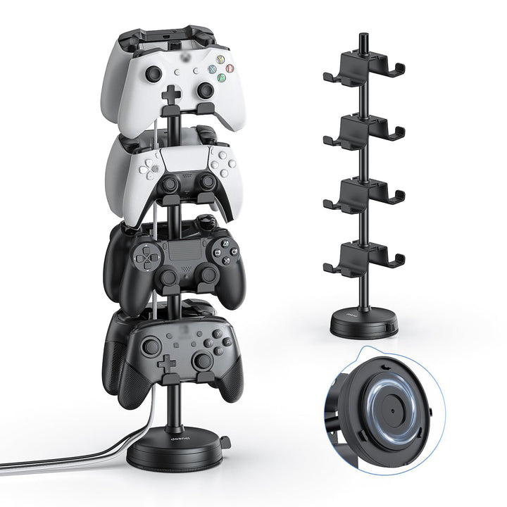 doenci Controller Halter 4 Ebenen für 8 PS5 PS4 Nintendo Switch Xbox Gaming Controller, Kopfhörer St
