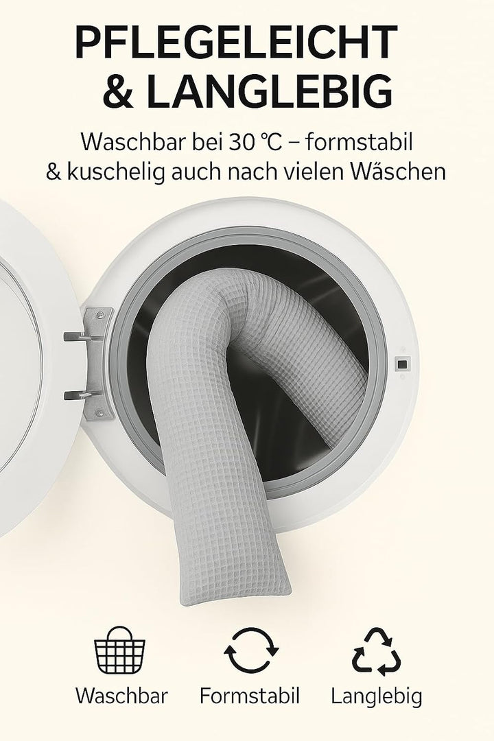 Kinderwagenschlange – Weiche Baby Kuschelschlange für Kinderwagen &amp; Wiege | Handgefertigt aus Baumwo