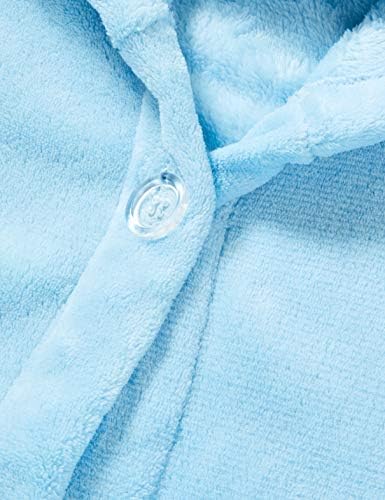 Playshoes Unisex Kinder Fleece-Bademantel Morgenmantel 110-116 bleu, 110-116 bleu