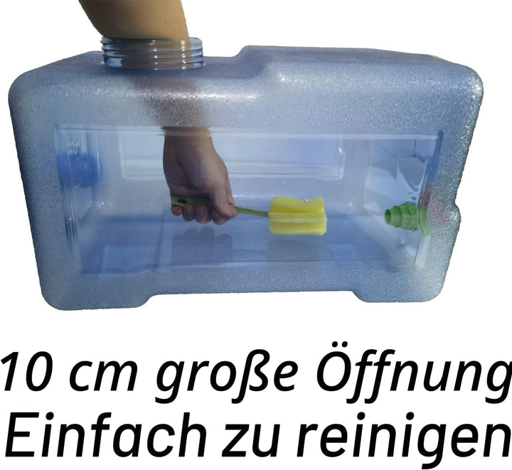 Sparkstarses Wasserbehälter mit Hahn, 5-22L Kunststoff Wasserkanister, BPA-frei Camping Wasserkanist