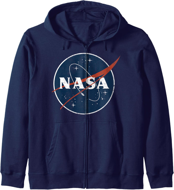 NASA Vintage Distressed Logo C1 Kapuzenjacke