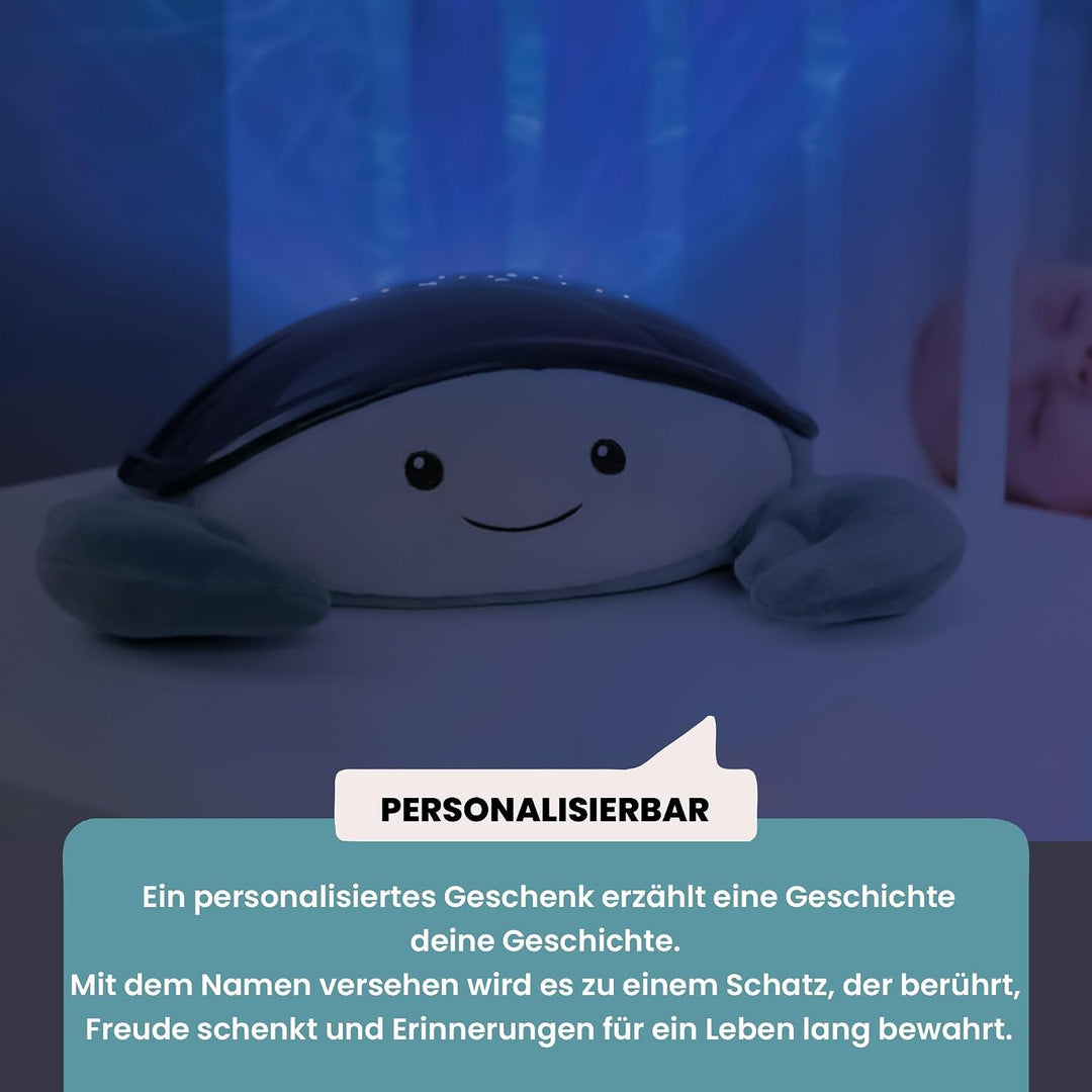 Personalisierbarer Sternenlicht Projektor Cody – mit beruhigender Meeresprojektion &amp; entspannenden O